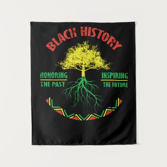 Tenture 26 Mois de l'histoire des Noirs Fierté africaine V (Devant)