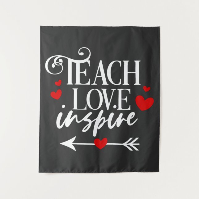 Tenture 2/2 Enseigner l'amour Inspirer Chemise maternelle  (Devant)