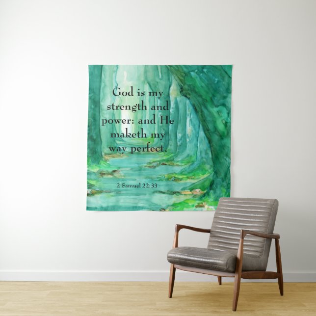 Tenture 2 Samuel 22:33 (En situation)