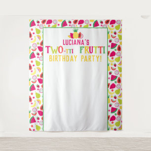 Tenture 2e anniversaire Fête d'anniversaire Two-tti Frutti