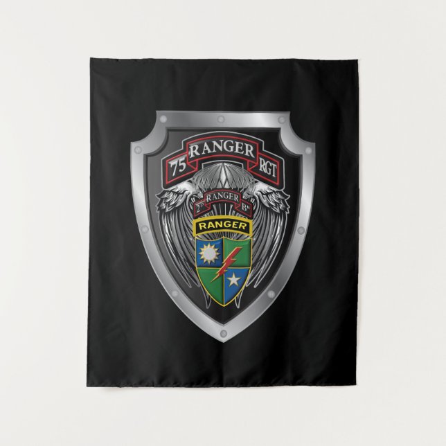 Tenture 2e bataillon du 75e régiment de rangers  (Devant)