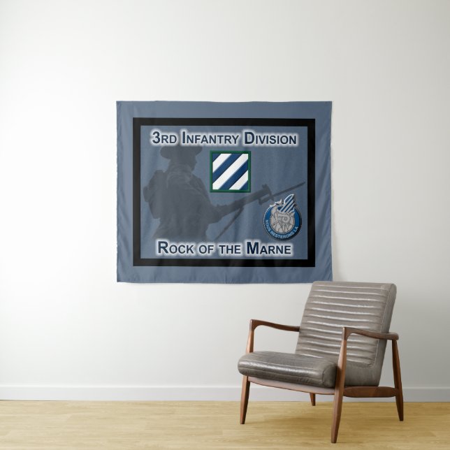 Tenture 3e division d'infanterie (En situation (horizontale))