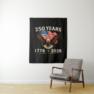 Tenture 4 juillet Amérique États-Unis Aigle patriotique
