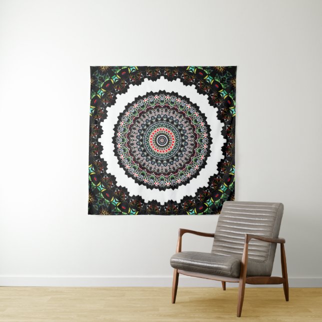 Tenture 4 Sq. Mandala (En situation)