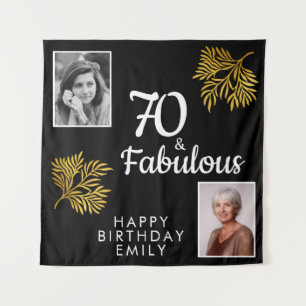 Tenture 70 et Fabulous Gold Foliage 2 Photo Anniversaire