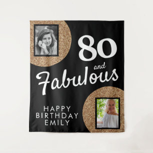 Tenture 80 et Fabulous Gold Parties scintillant 2 Photo 80