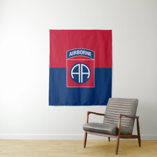Tenture 82e division aérienne Flag Military Vétéran