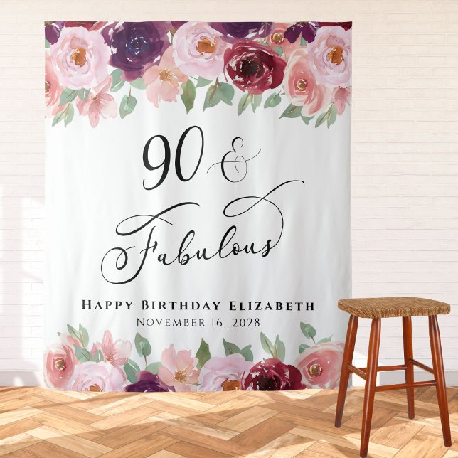 Tenture 90 Merveilleux Fête d'anniversaire à l'aquarelle f (Créateur téléchargé)