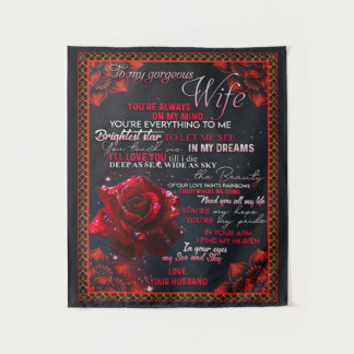 Tenture À Mon Cadeau D'Anniversaire De Femme Rose, Cadeau 