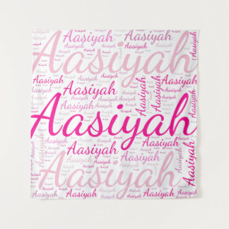 Tenture Aasiyah, Noms sans frontières.