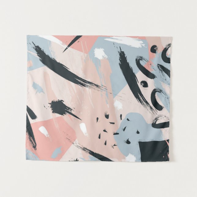 Tenture Abstraction en pastel (Devant (Horizontal))