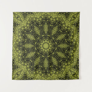 Tenture Abstrait folk mandala ethno traditionnel ornementa