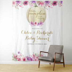 Tenture Accessoire de photo pour baby shower de bébé fille