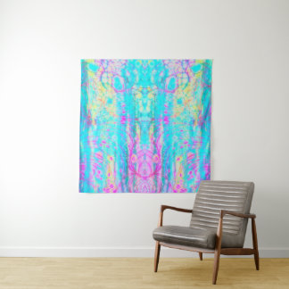 Tenture acid colorful abstract art