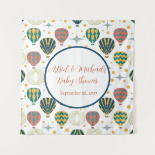 Tenture Adventure Await Hot Air Baby shower