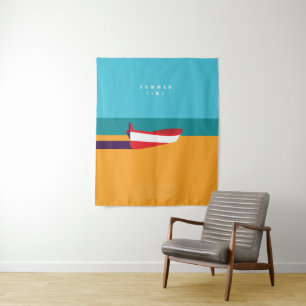 Tenture Affiche de mise en page d'été