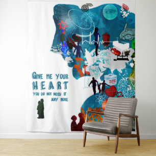 Tenture Affiche encourageant le don d'organes pour la tran