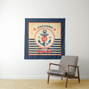 Tenture Affiche nautique vintage