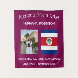 Tenture Affiche personnalisée de bienvenue aux missionnair