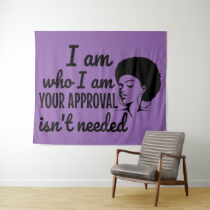 Tenture Afro-afro-américain de la reine noire