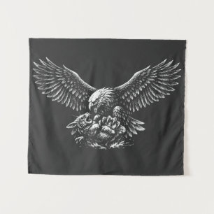 Tenture Aigle de Cendres par BurnsInHell