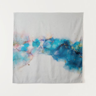 Tenture Alcohol Ink Art. Abstract painting. Alcohol Ink ba