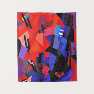 Tenture Aleksandra Ekster peinture, composition du paysage