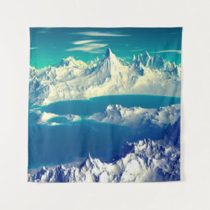 Tenture Alien Planet - 3D ed Computer Artwork. Rochers et