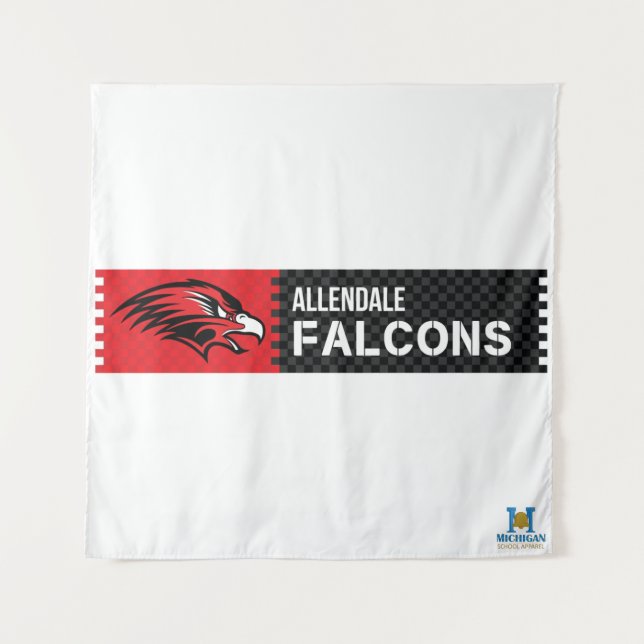 Tenture Allendale Falcons (Devant)