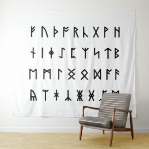 Tenture Alphabet Runique [Futhorc]