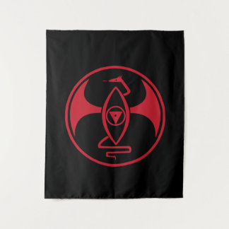 Tenture Altar Hanging Tapestry - Red Dragon (Dragon Rouge)