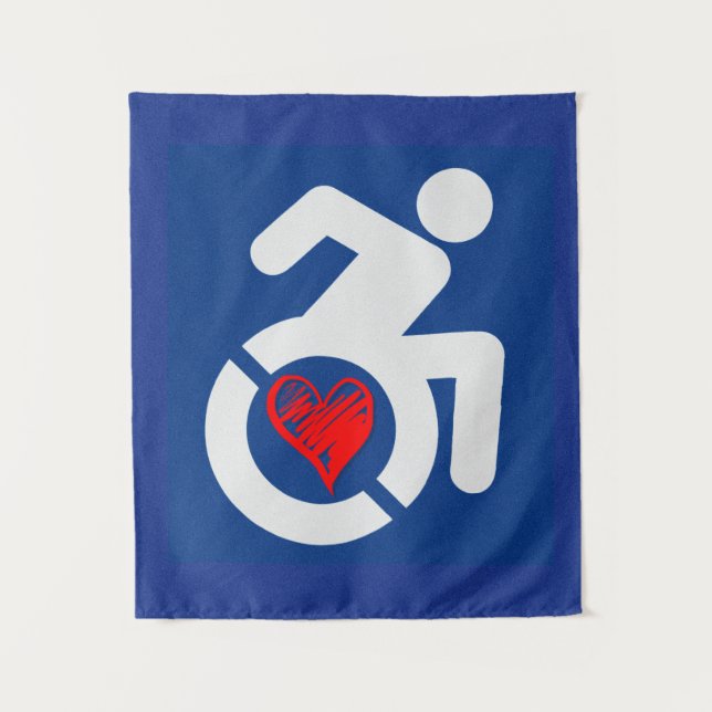 Tenture Amour Handicap (Devant)
