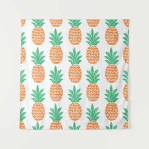 Tenture amusant ananas sans couture motif