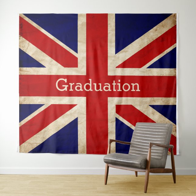 Tenture ANGLAIS Drapeau de l'Angleterre PATIENTE (En situation (horizontale))