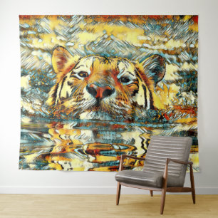 Tenture AnimalArt_Tiger_001