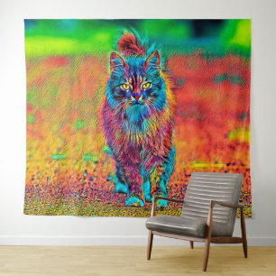 Tenture AnimalColor_Cat_002