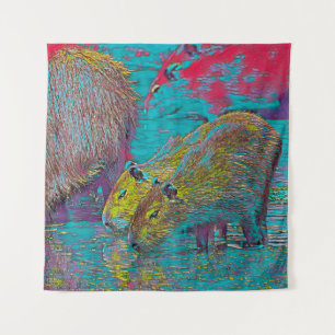 Tenture AnimalMix_Capybara_005