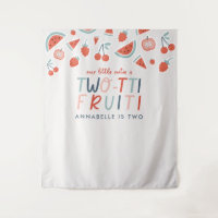 anniversaire 2 ans fruits rouge été fête d'enfants