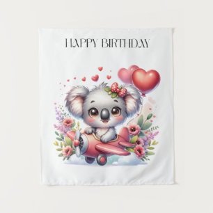 Tenture Anniversaire de Koala Volant