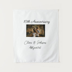 Tenture Anniversaire de mariage ajoutez nom année image te
