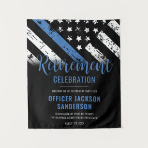 Tenture Application de la loi Parti de retraite de la poli