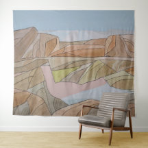 Aquarelle de plage perdue Imprimer