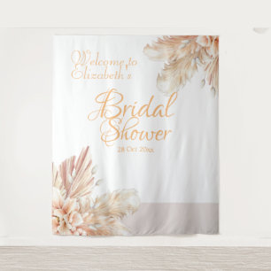 Tenture Aquarelle fleurie élégante mariages de douche