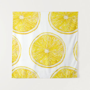 Tenture Aquarelle motif transparent avec tranche mûre
