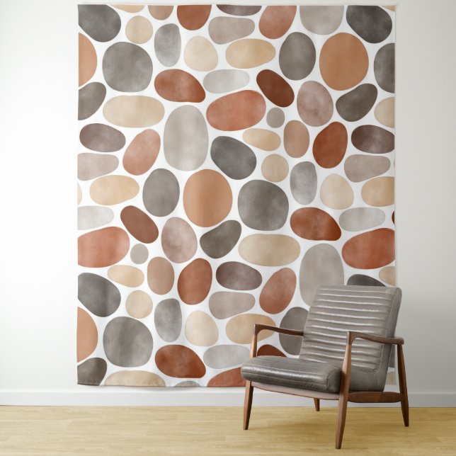 Tenture Aquarelle Pebbles 230921 (En situation)