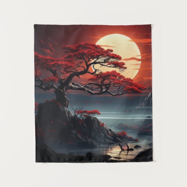 Tenture Arbre bonsaï (Devant)