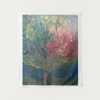 Tenture Arbre de minuit abstrait