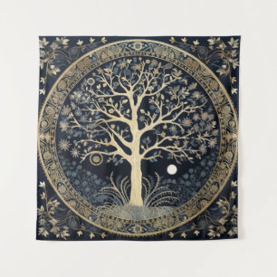 Tenture Arbre doré de la vie