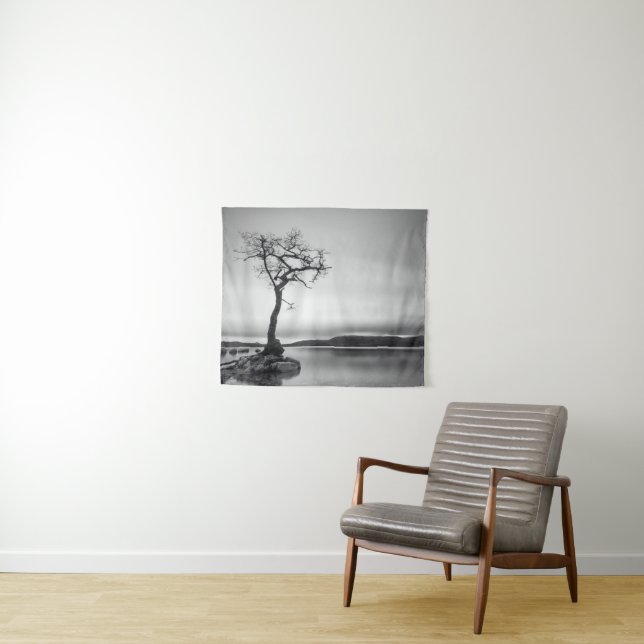 Tenture Arbre nu isolé (En situation (horizontale))