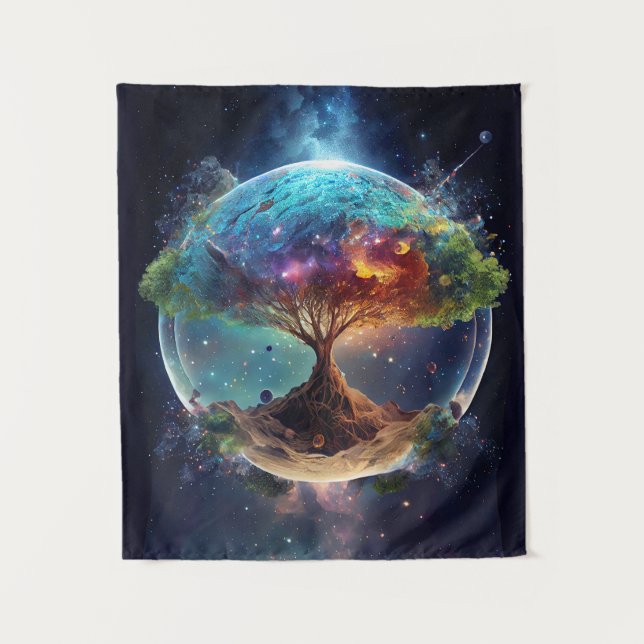 Tenture Arbre spirituel de vie (Devant)